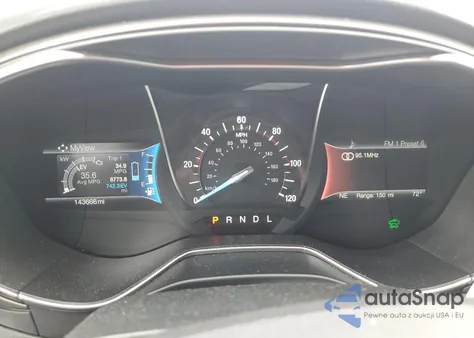 2017 Ford Fusion Se Hybrid из США, поврежденный, VIN 3FA6P0LU3HR359588